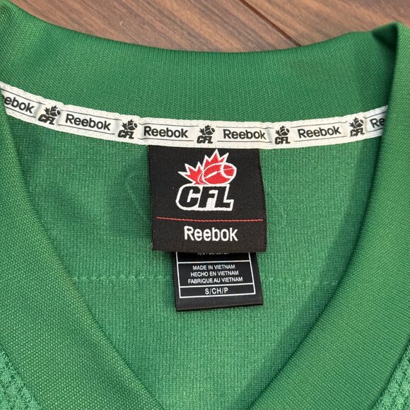 2011 Reebok Saskatchewan Rough Riders CFL Blank Men's Football Jersey Size Small - Picture 8 of 13